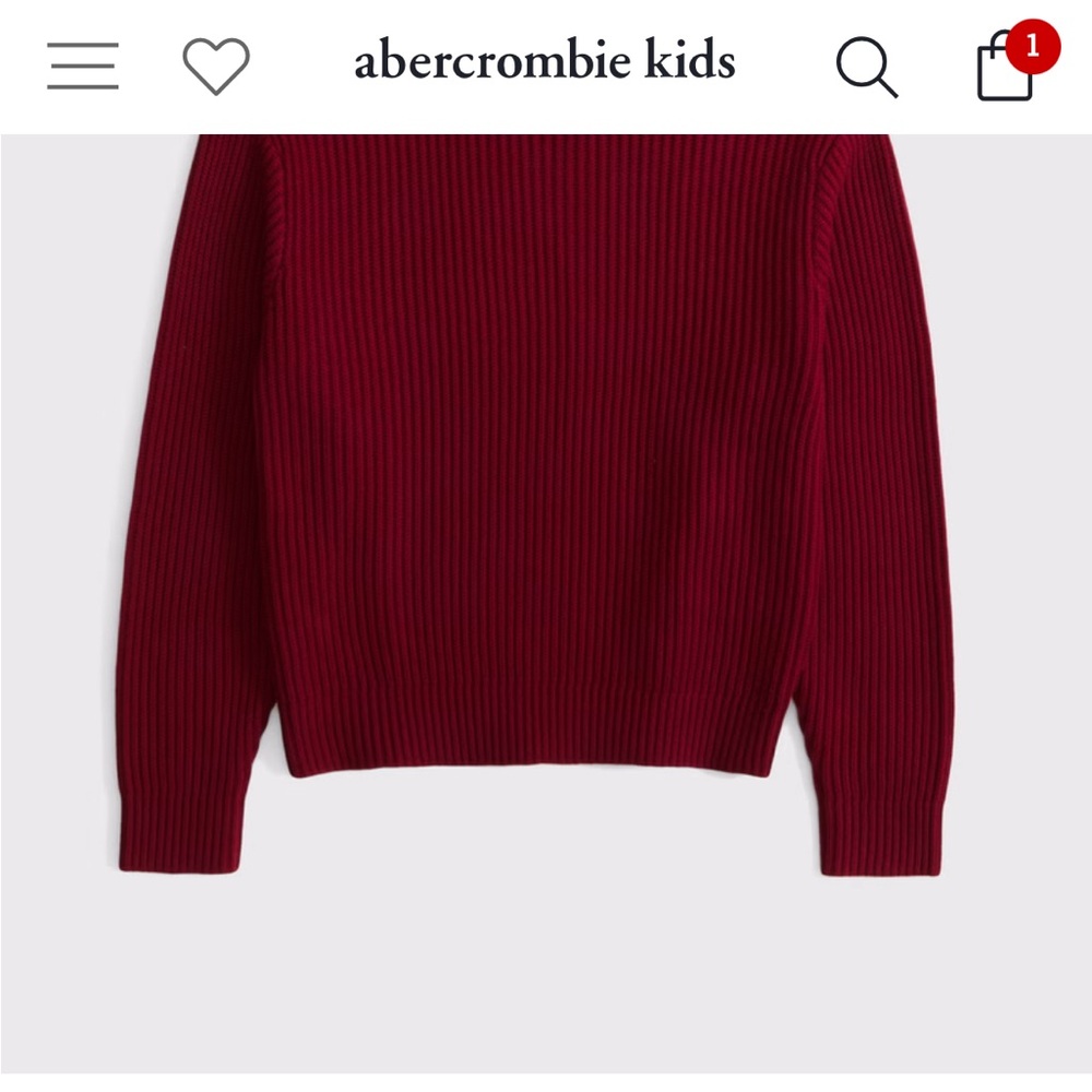 Ambercrombiekids pullover sweater size 16/17 . nwot